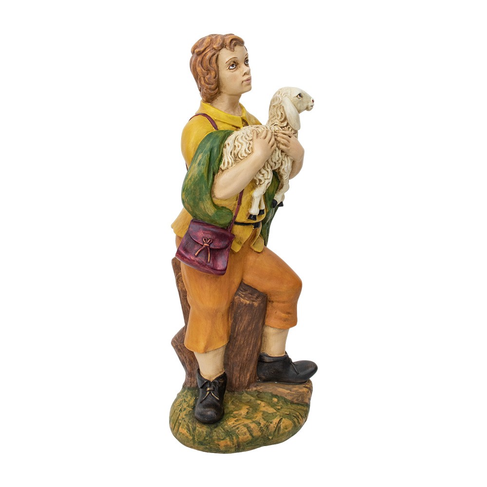 Shepherd With Sheep Euromarchi Nativity Scene 52 Cm Myriam