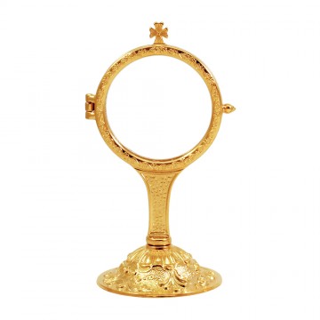 Shrine in gold plated brass