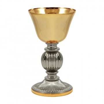 Chalice and Ciborium in Brass