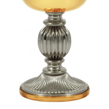 Chalice and Ciborium in Brass