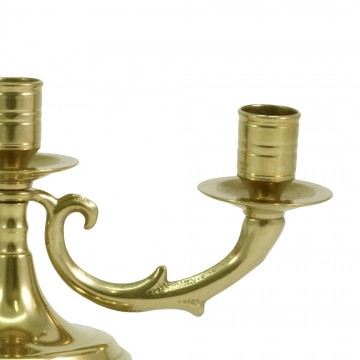 Candelabrum in Golden Brass