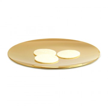 Paten in brass "The Last...