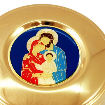 Pyx with Holy Family Plaque