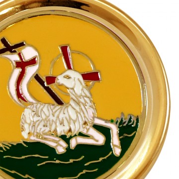 Pyx with Lamb of Peace Plate