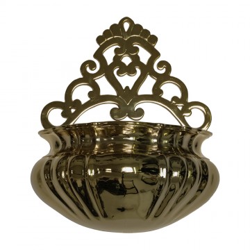 Holy Water Font in Brass