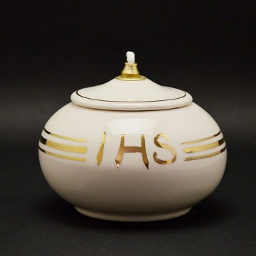 Ceramic Lamp with JHS Symbol