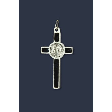 Silver Saint Benedict Cross