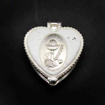 Heart-Shaped Rosary Box...