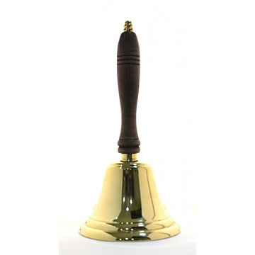 Brass Bell with Wooden Handle