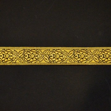 Border Trim with Flower 2.5 cm