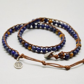 Rosary Bracelet Lapis Lazuli