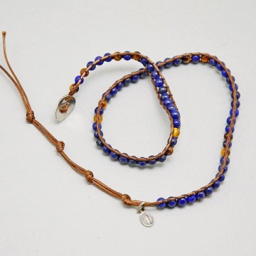 Rosary Bracelet Lapis Lazuli