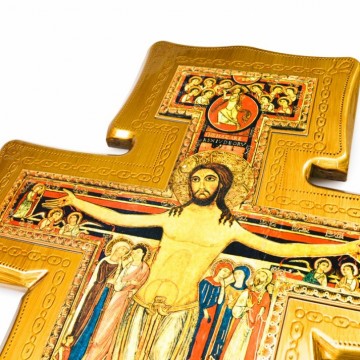 Saint Damian Crucifix 45 x 34