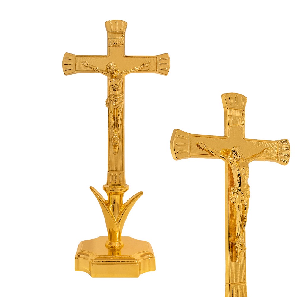 Altar Cross on Candlestick