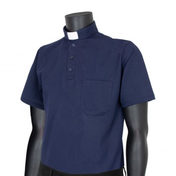 Short-sleeved Clergy Polo...