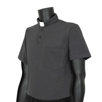 Short-sleeved Clergy Polo...