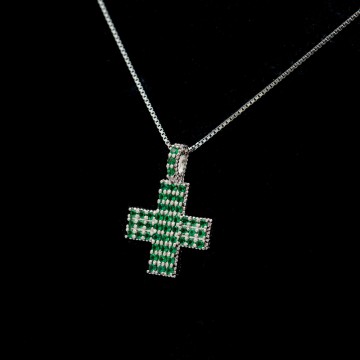 Necklace with Cross-shaped...