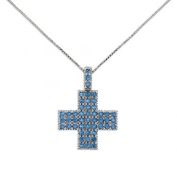 Necklace with Cross-shaped...