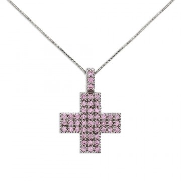 Necklace with Cross-shaped...