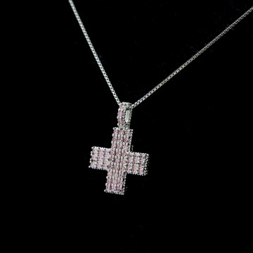 Necklace with Cross-shaped...