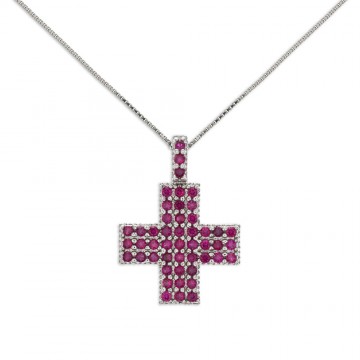 Necklace with Cross-shaped...