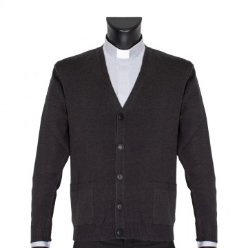 Clergy Cardigan in Wool Blend