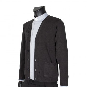 Clergy Cardigan in Wool Blend