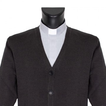 Clergy Cardigan in Wool Blend