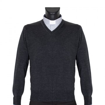 Clergy Sweater in Pure Wool