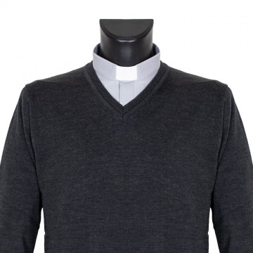 Clergy Sweater in Pure Wool