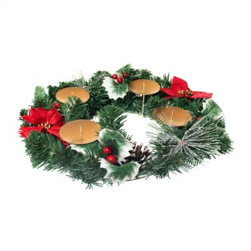 Advent Wreath with Berries