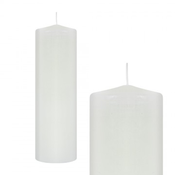 White Altar Candle 18x6 cm