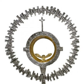 Monstrance in brass the...