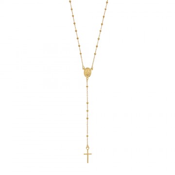 Rosary Necklace in 9kt Gold...