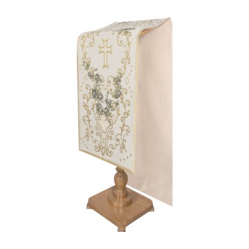 Ivory Lectern Cover with...