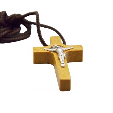 Necklace with Wooden Cross...