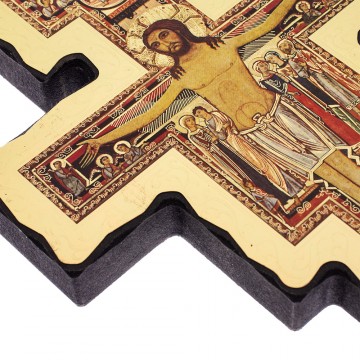 Saint Damian Crucifix in Wood