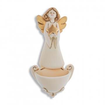 Angel Holy Water Font in Resin