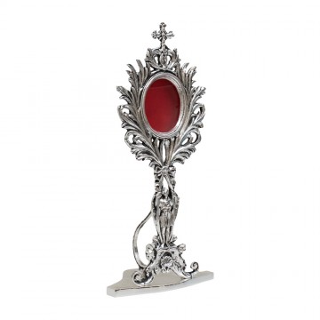 Reliquary in silver-plated...