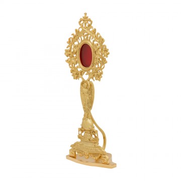 Reliquary in brass with...