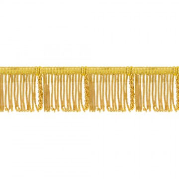 Gold Fringe Trim in Tinsel