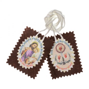 Fabric Scapular Saint...