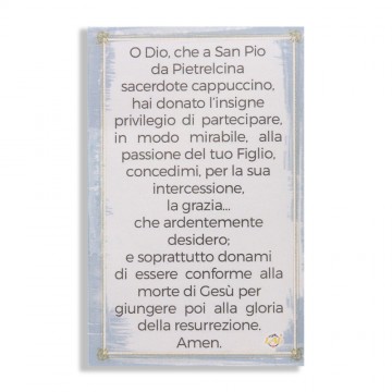 Saint Pio Scapular with Card