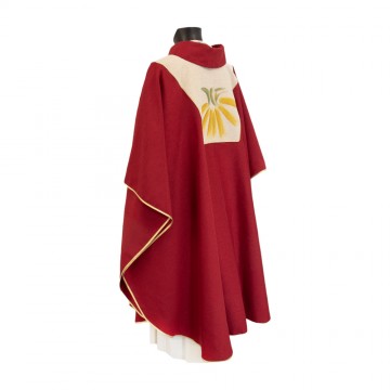 Red Chasuble with...