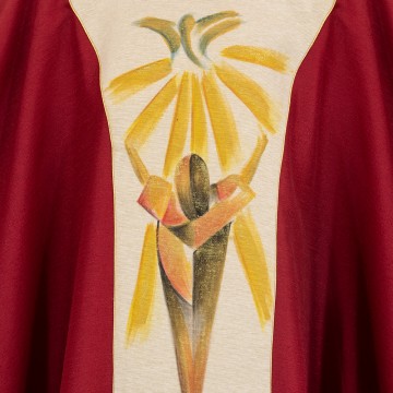 Red Chasuble with...