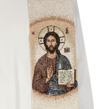 Ivory Stole with Christ...