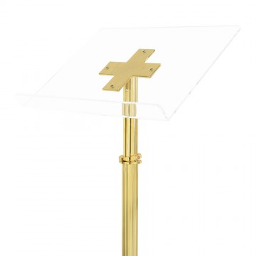 Pedestal Lectern in Golden...