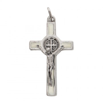 Silver Saint Benedict Cross