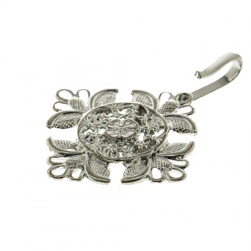 Cope Clasp in Silver Metal