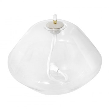 Diamond-shaped Lamp in Glass